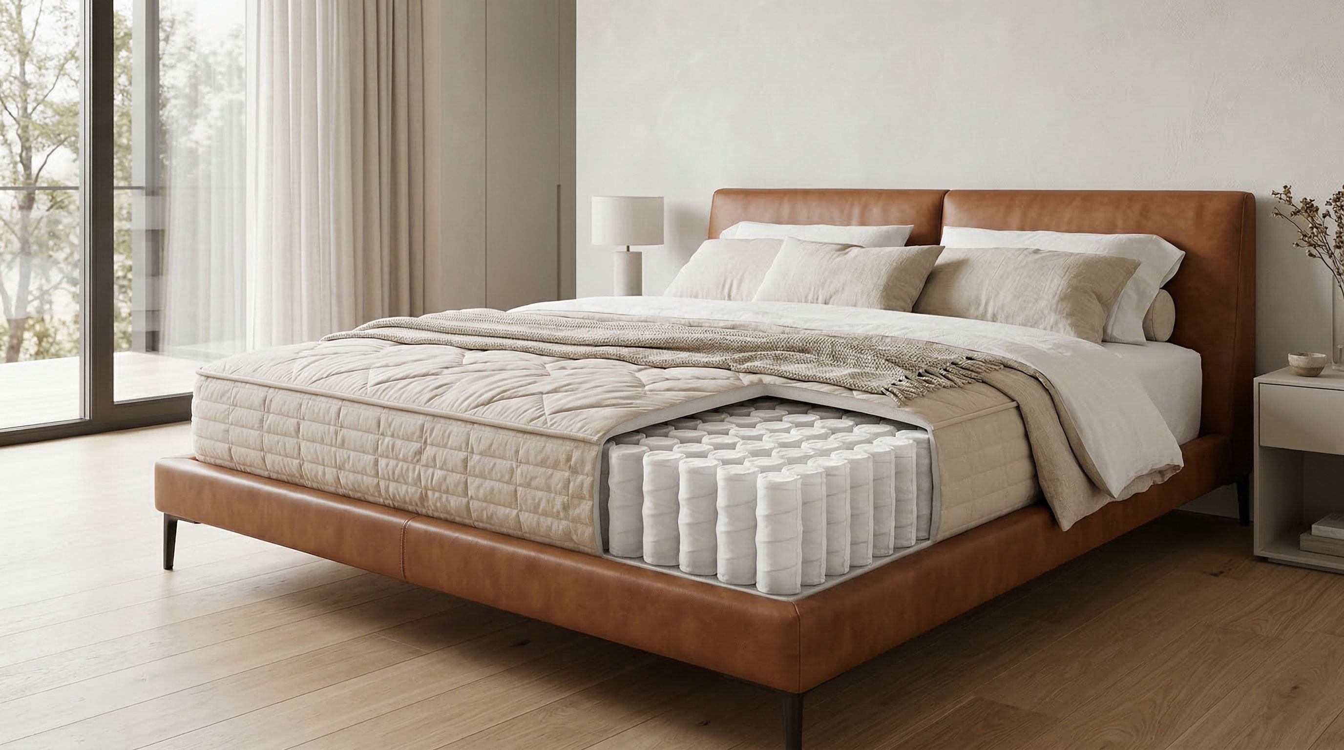 獨立筒床墊結構示意圖